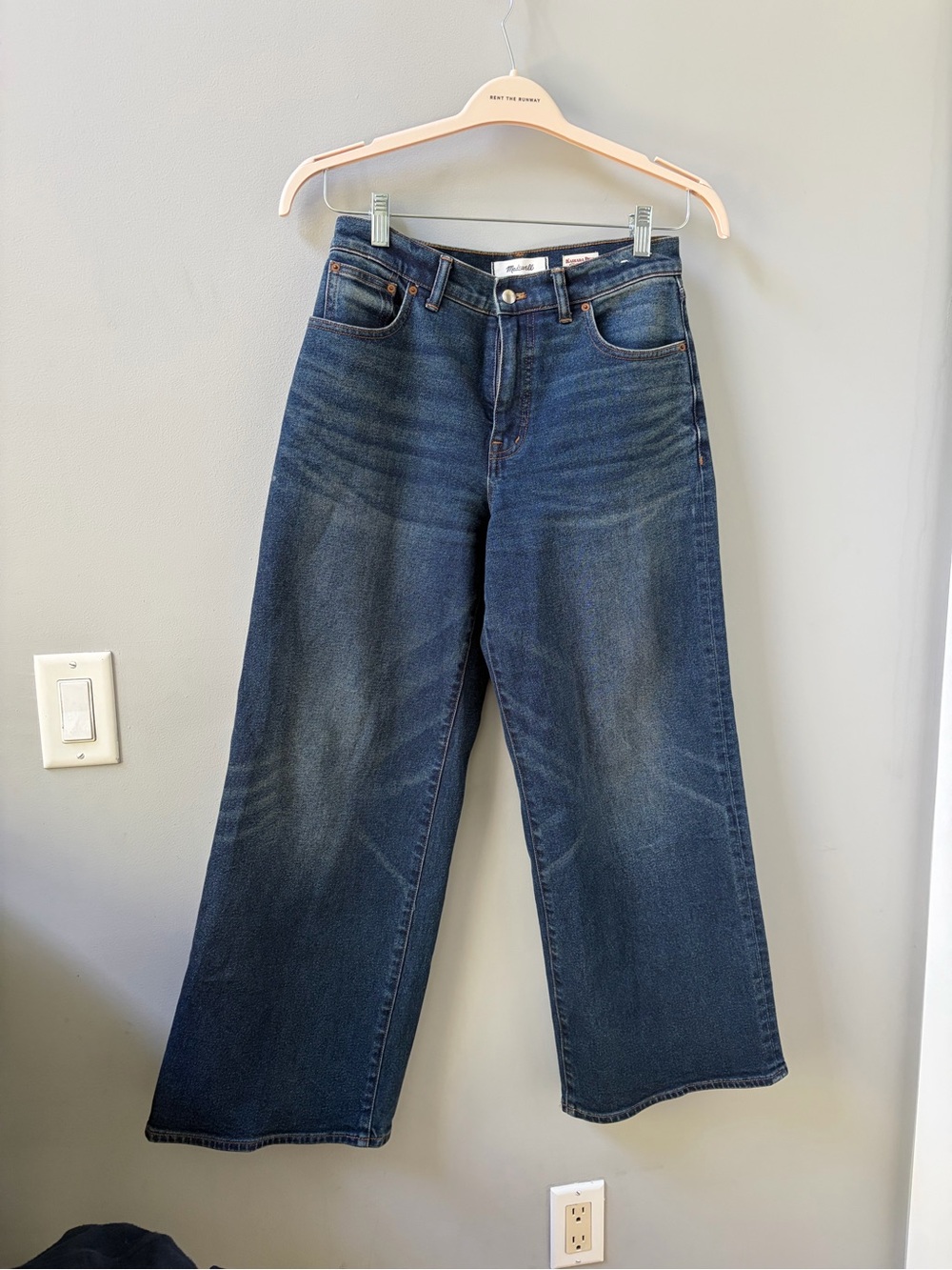Madewell super-wide leg jeans